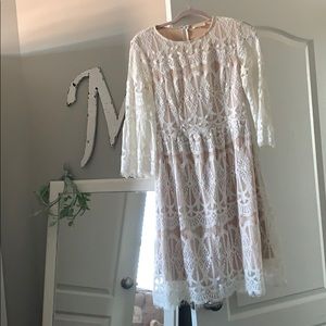 Bohme Long Sleeve White Dress
